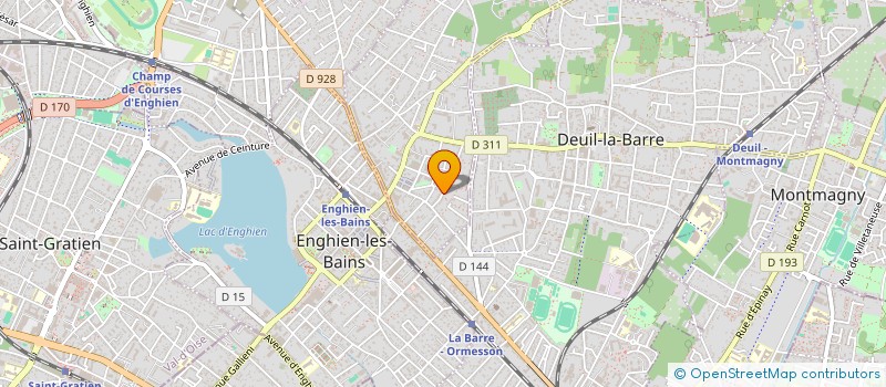 localisation de l'entreprise SCI CHARLES DE GAULLE  MONTMORENCY