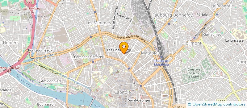 localisation de l'entreprise SCI CHARLES DE GAULLE à TOULOUSE