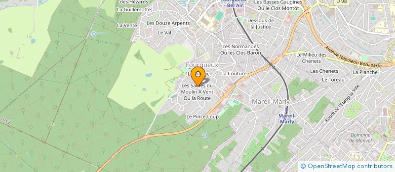 localisation de l'entreprise SCI CHARLES DICKENS  SAINT-GERMAIN-EN-LAYE