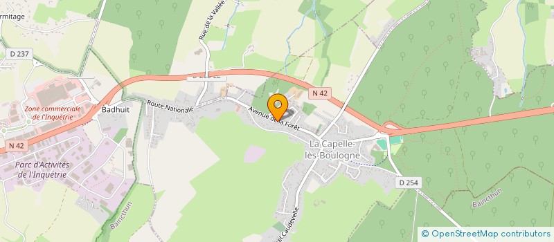 localisation de l'entreprise SCI CHARLES ET FABIEN POCHET  LA CAPELLE-LES-BOULOGNE