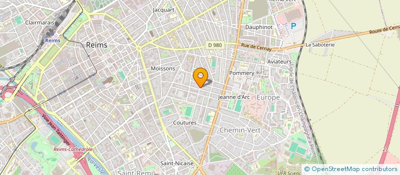 localisation de l'entreprise SCI CHARLES ET GIULIA  REIMS