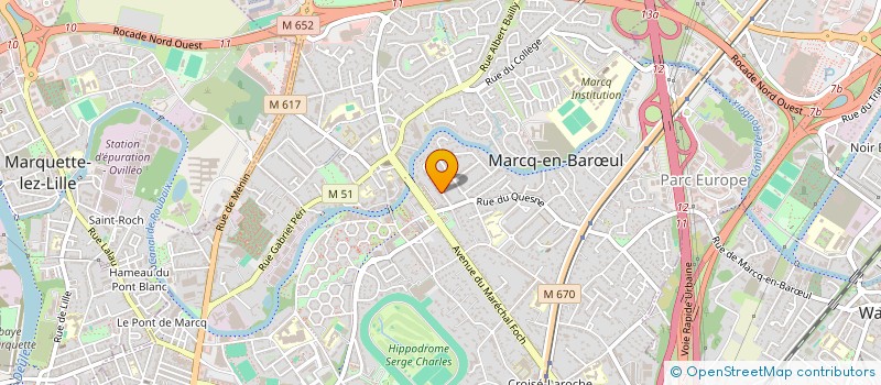 localisation de l'entreprise SCI CHARLES ET LOUISE  MARCQ-EN-BARUL