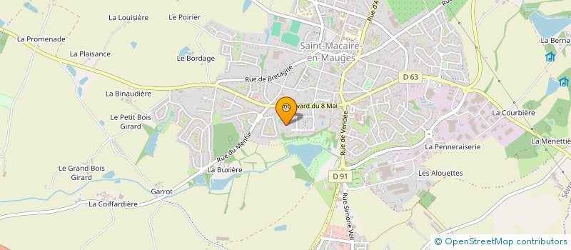 localisation de l'entreprise SCI CHARLES FOYER à SEVREMOINE