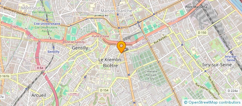 localisation de l'entreprise SCI CHARLES GIDE  LE KREMLIN-BICETRE