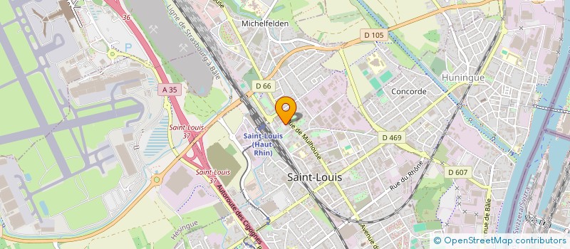 localisation de l'entreprise SCI CHARLES I  SAINT-LOUIS