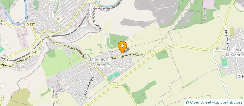 localisation de l'entreprise SCI CHARLES III  MONTOIS-LA-MONTAGNE