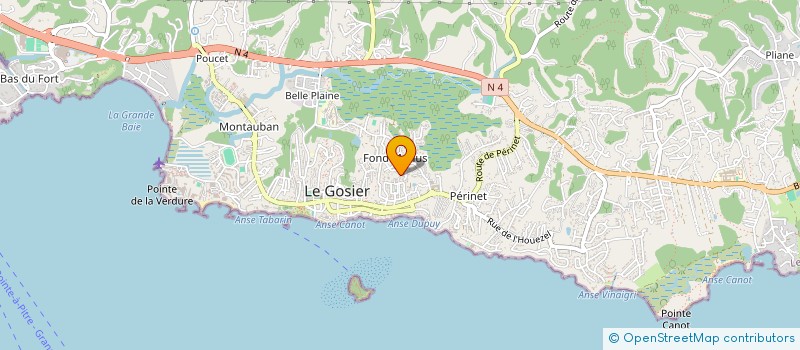 localisation de l'entreprise SCI CHARLES MAURANYAPIN à LE GOSIER