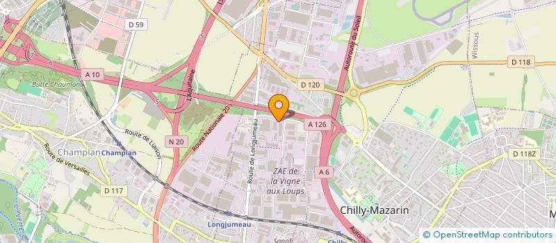 localisation de l'entreprise SCI CHARLES MAZARIN à CHILLY-MAZARIN