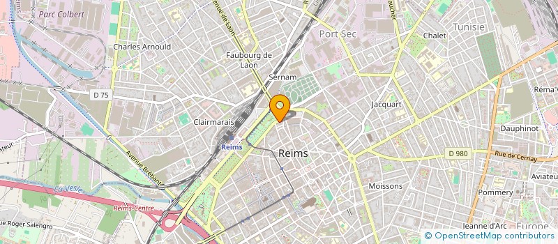 localisation de l'entreprise SCI CHARLES MORIN  REIMS
