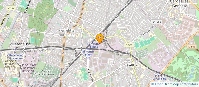 localisation de l'entreprise SCI CHARLES NOA à PIERREFITTE-SUR-SEINE
