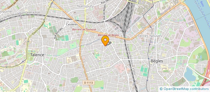 localisation de l'entreprise SCI CHARLES PEGUY à BEGLES