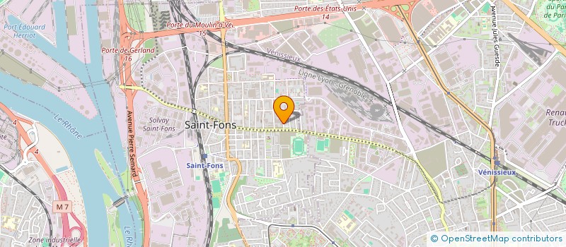 localisation de l'entreprise SCI CHARLES PLASSE  SAINT-FONS