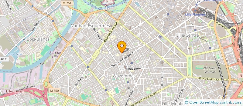 localisation de l'entreprise SCI CHARLES QUINT à LILLE