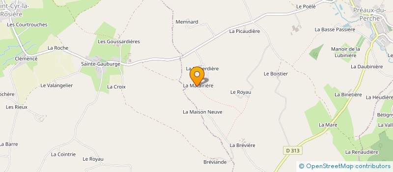 localisation de l'entreprise SCI CHARLES RAOUL à PERCHE-EN-NOCE