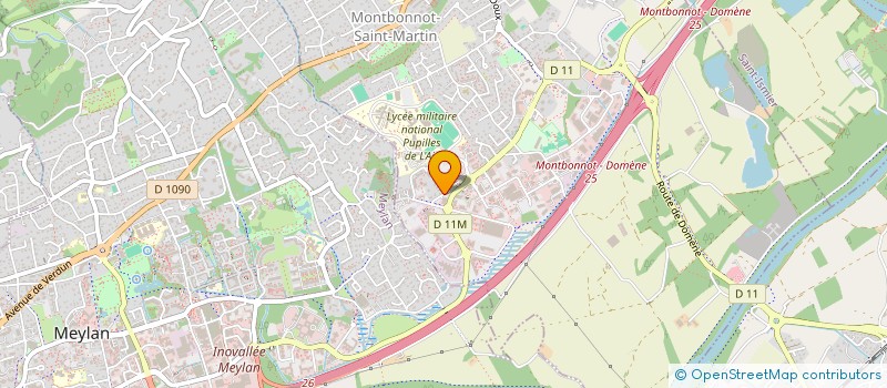 localisation de l'entreprise SCI CHARLES STUP  MONTBONNOT-SAINT-MARTIN