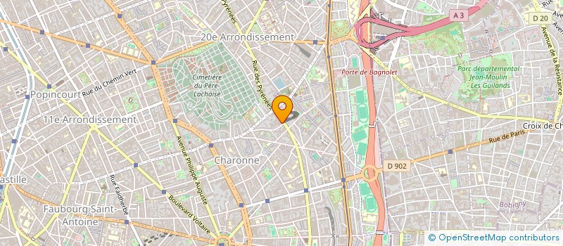 localisation de l'entreprise SCI CHARLES V à COURBEVOIE