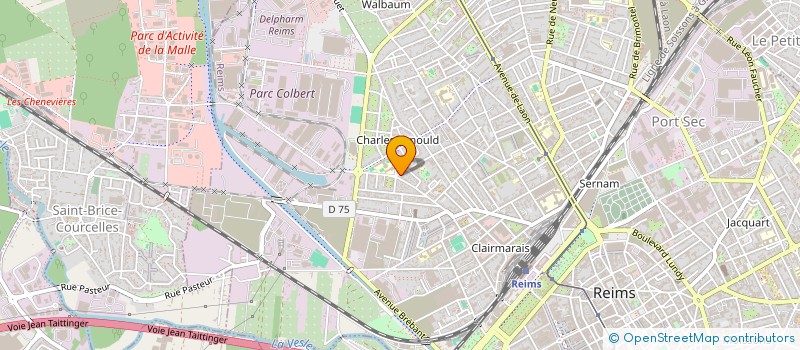 localisation de l'entreprise SCI CHARLET  TINQUEUX