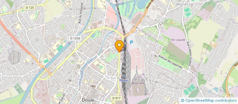 localisation de l'entreprise SCI CHARLET 81 à DOUAI
