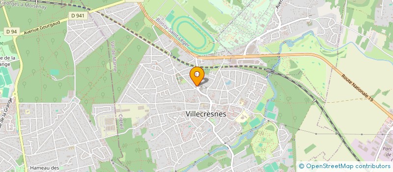 localisation de l'entreprise SCI CHARLI  VILLECRESNES