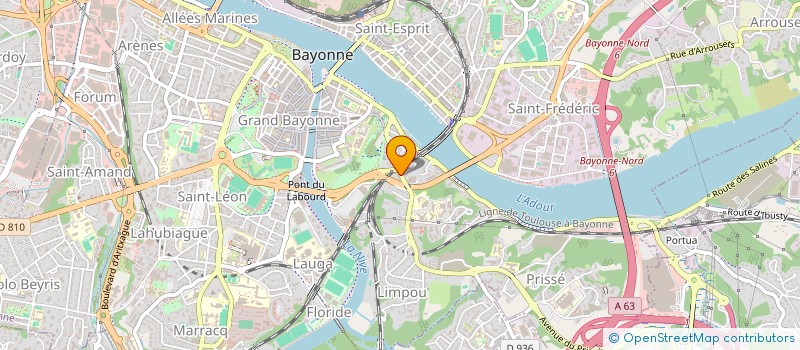 localisation de l'entreprise SCI CHARLI à BAYONNE