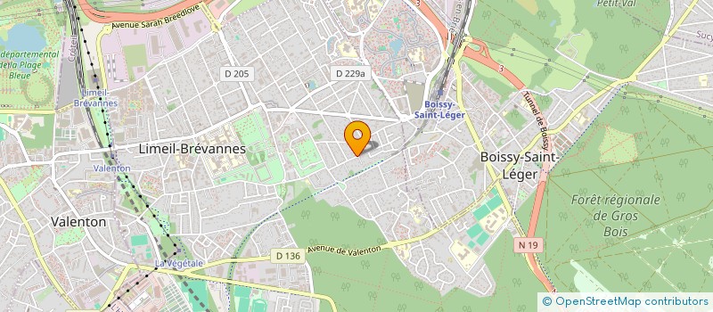 localisation de l'entreprise SCI CHARLI FOXTROT  LIMEIL-BREVANNES