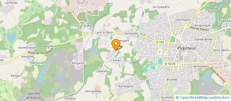 localisation de l'entreprise SCI CHARLIBERTIN à PLOEMEUR