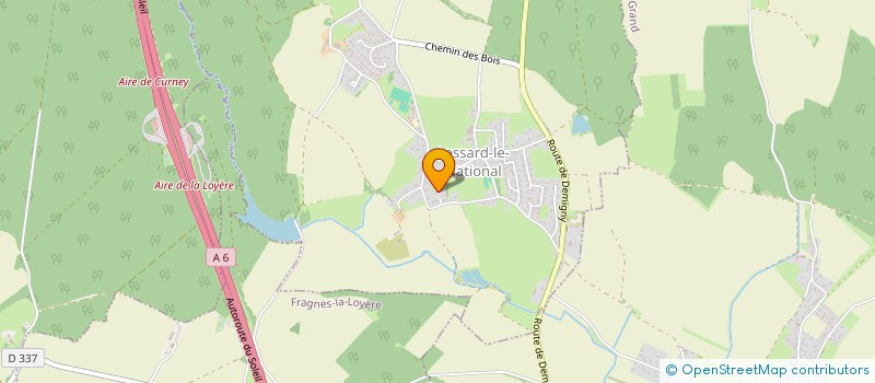 localisation de l'entreprise SCI CHARLICA  LESSARD-LE-NATIONAL