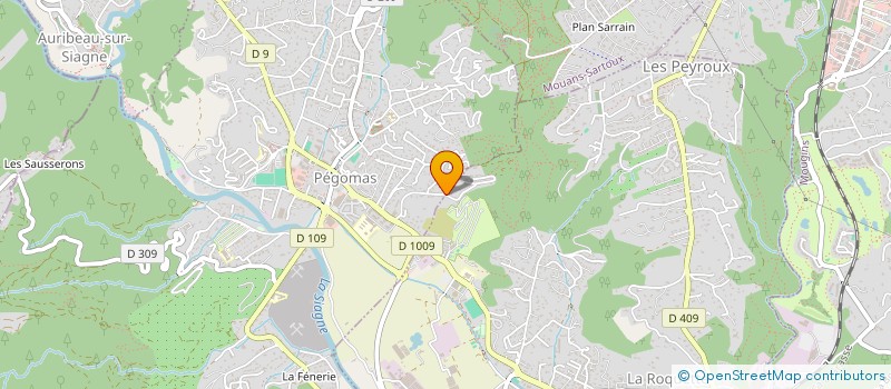 localisation de l'entreprise SCI CHARLICE 2  PEGOMAS