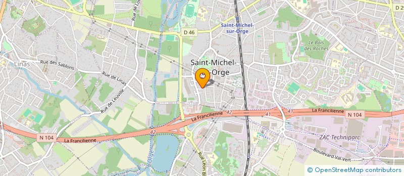localisation de l'entreprise SCI CHARLICE  SAINT-MICHEL-SUR-ORGE