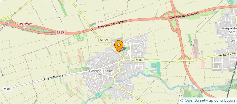 localisation de l'entreprise SCI CHARLIDANE  GEISPOLSHEIM