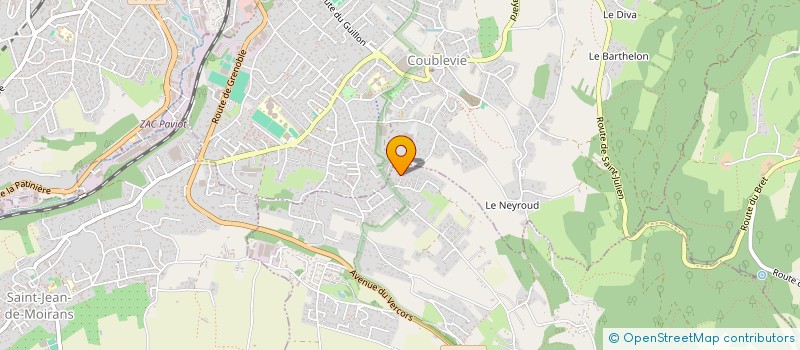 localisation de l'entreprise SCI CHARLIE  LA BUISSE