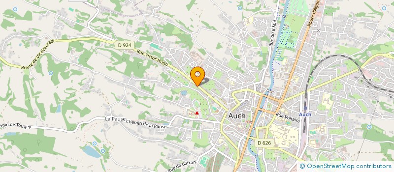 localisation de l'entreprise SCI CHARLIE à AUCH