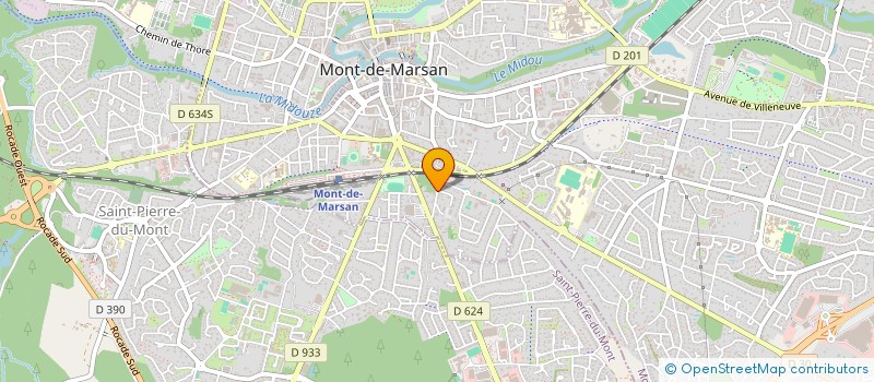localisation de l'entreprise SCI CHARLIE à MONT-DE-MARSAN
