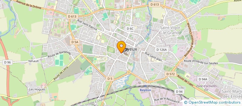 localisation de l'entreprise SCI CHARLIE  BAYEUX