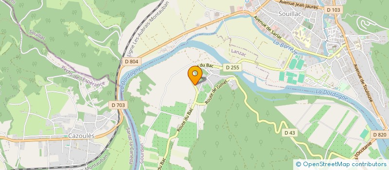 localisation de l'entreprise SCI CHARLIE  LANZAC