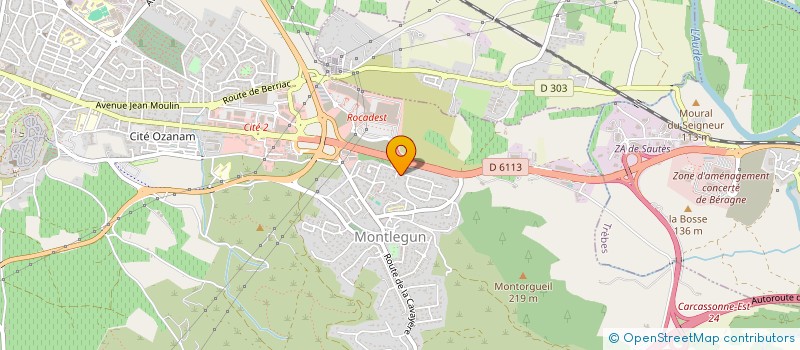 localisation de l'entreprise SCI CHARLIE  CARCASSONNE