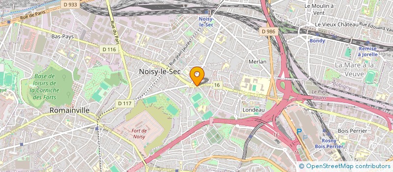 localisation de l'entreprise SCI CHARLIE CHAPLIN à NOISY-LE-SEC
