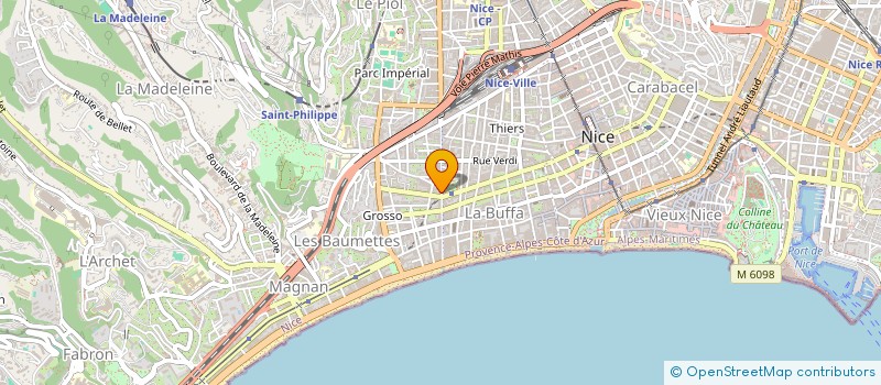 localisation de l'entreprise SCI CHARLIE MARMOTTE à NICE