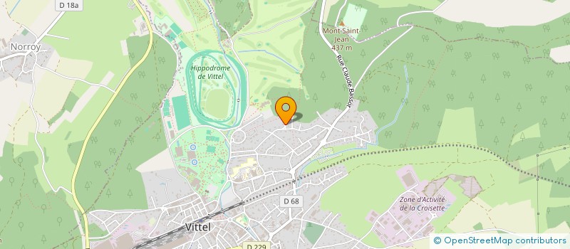 localisation de l'entreprise SCI CHARLIELIV  VITTEL