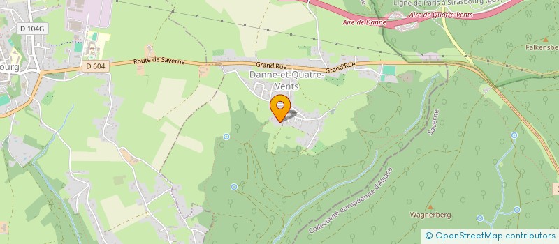 localisation de l'entreprise SCI CHARLIER ET NEI  DANNE-ET-QUATRE-VENTS