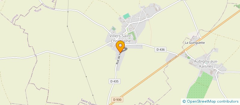 localisation de l'entreprise SCI CHARLIER FRERES  VILLERS-SAINT-CHRISTOPHE