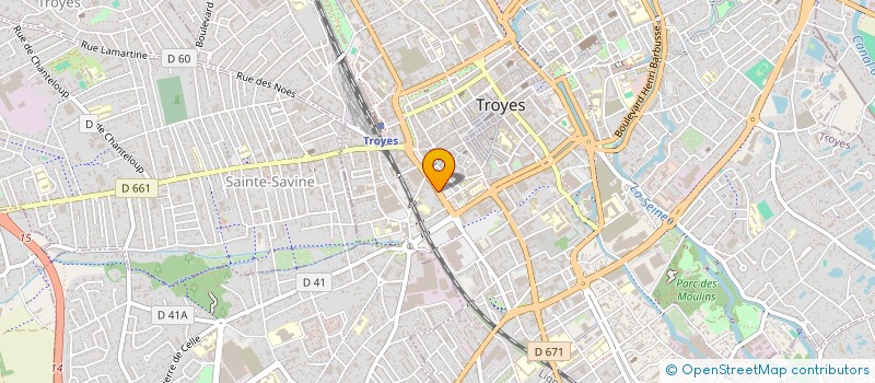 localisation de l'entreprise SCI CHARLIMEZ à TROYES