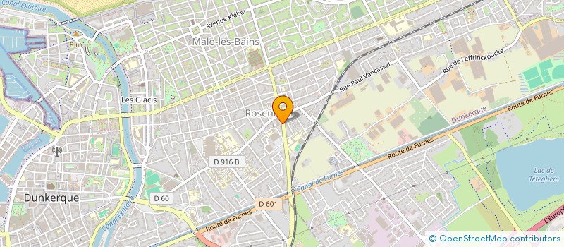 localisation de l'entreprise SCI CHARLIMMO à DUNKERQUE