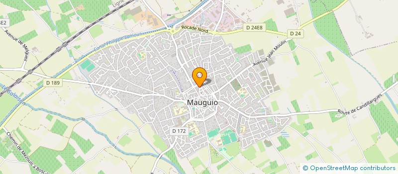 localisation de l'entreprise SCI CHARLINE  MAUGUIO