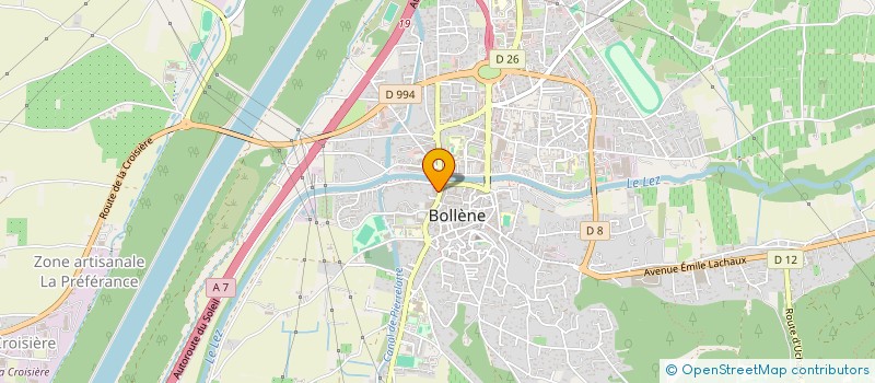 localisation de l'entreprise SCI CHARLINE  BOLLENE