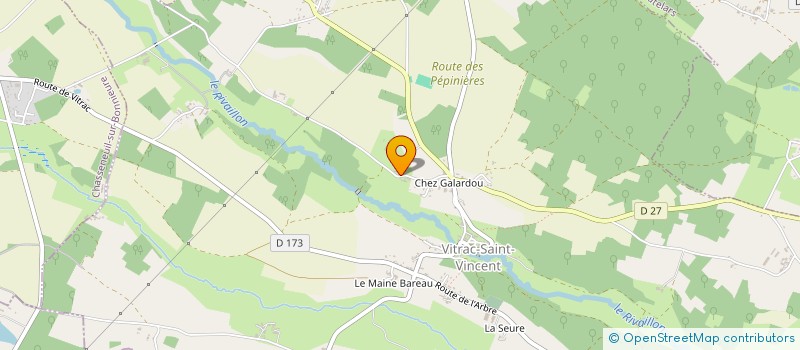 localisation de l'entreprise SCI CHARLINE  VITRAC-SAINT-VINCENT