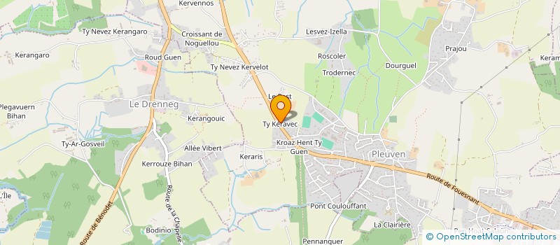 localisation de l'entreprise SCI CHARLINE ET FIONA  PLEUVEN