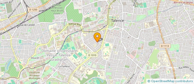 localisation de l'entreprise SCI CHARLIONNET 3  TALENCE