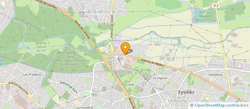 localisation de l'entreprise SCI CHARLIS  EYSINES