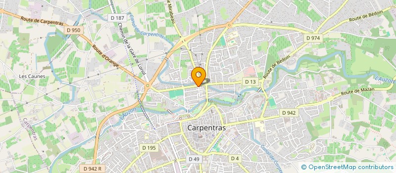 localisation de l'entreprise SCI CHARLISA  CARPENTRAS